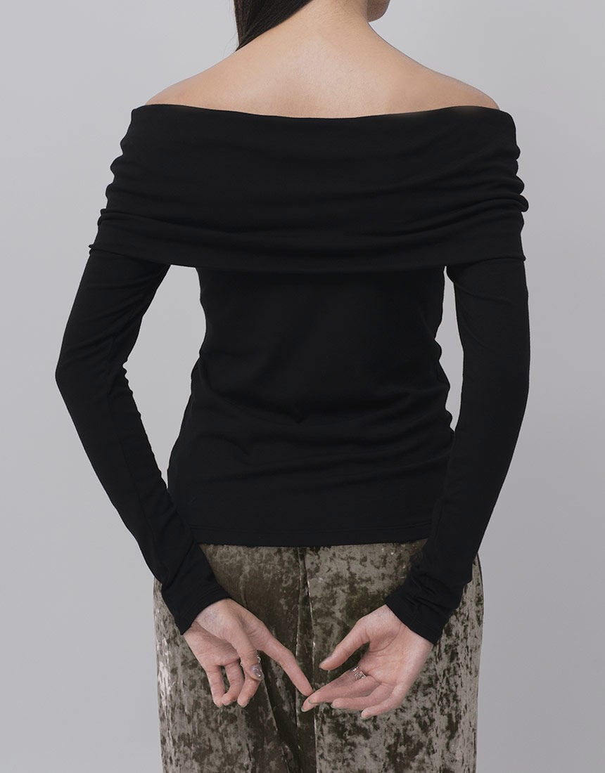 OUR WACOAL カップインオフショルダー アウター トップス