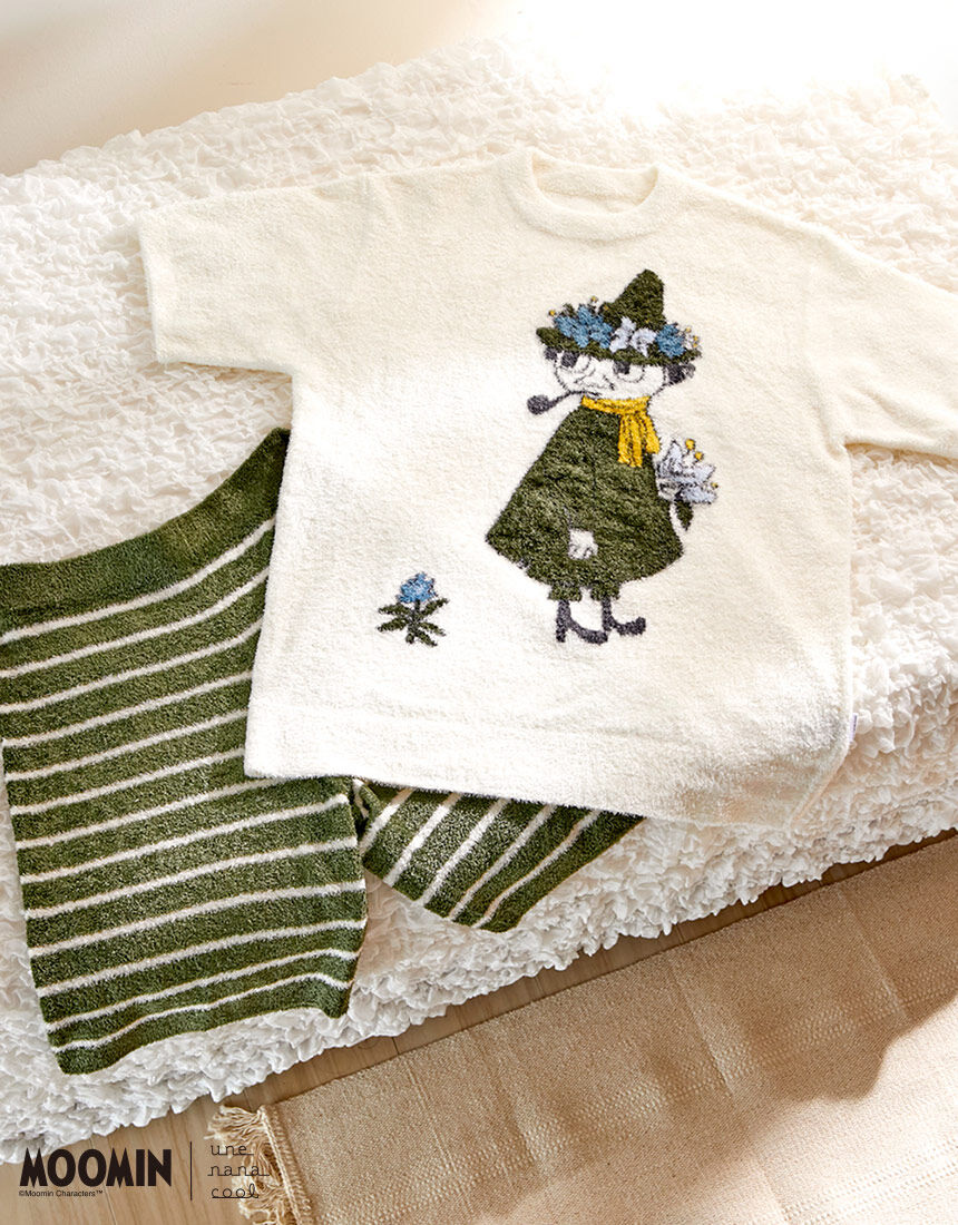 une nana cool パジャマ ルームウェア 「MOOMIN × 」なめらか