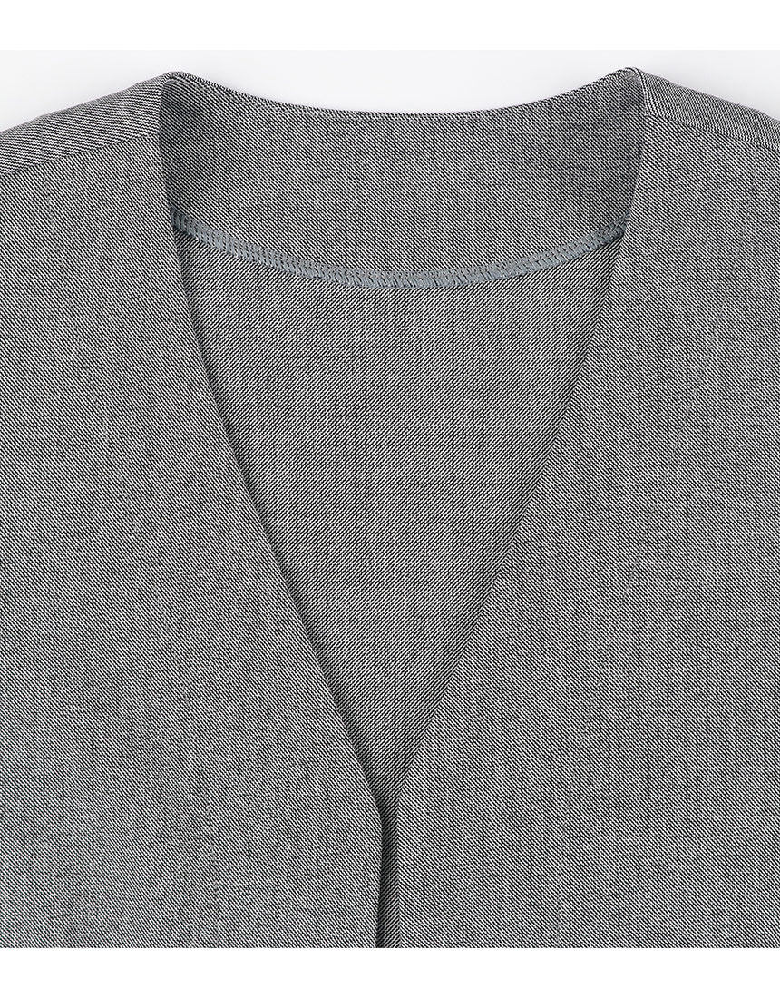 ワコール_カルソン 【ストレッチ素材】体型カバー ロングジレ アウター