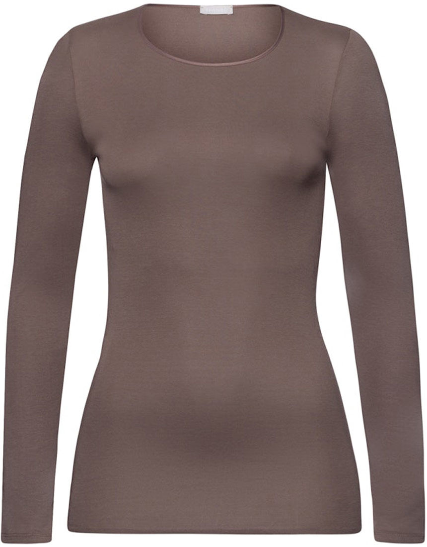 HANRO Tシャツ 07 1620 UIH301 長袖 アンダーウェア ハンロ コットン100％ トップス（長袖） UIH301｜ワコール