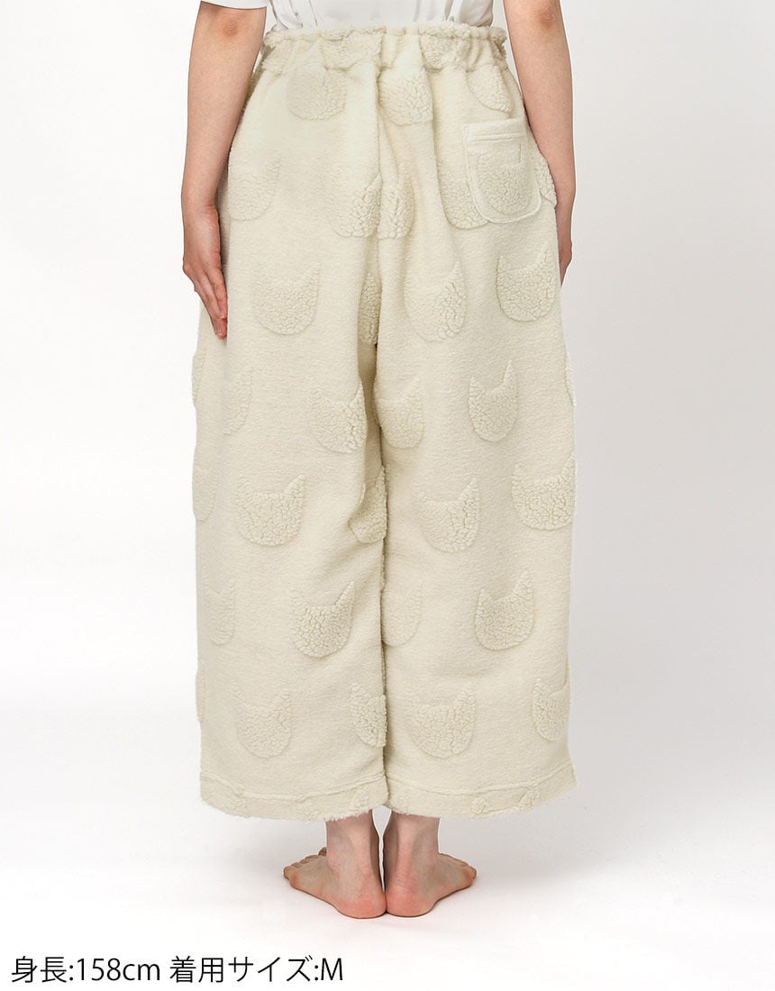 アツコマタノ とてもあたたかなボアジャカードを使用 ボトムス HOW461