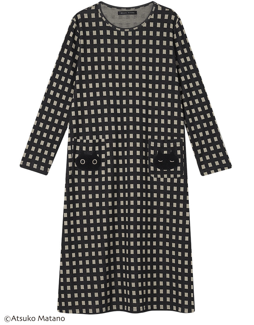 新品タグ付き ワコール ワンピース ルームウェア くろねこ ブラック M 楽天市場】ワコール wacoal マタノアツコ ATSUKO MATANO