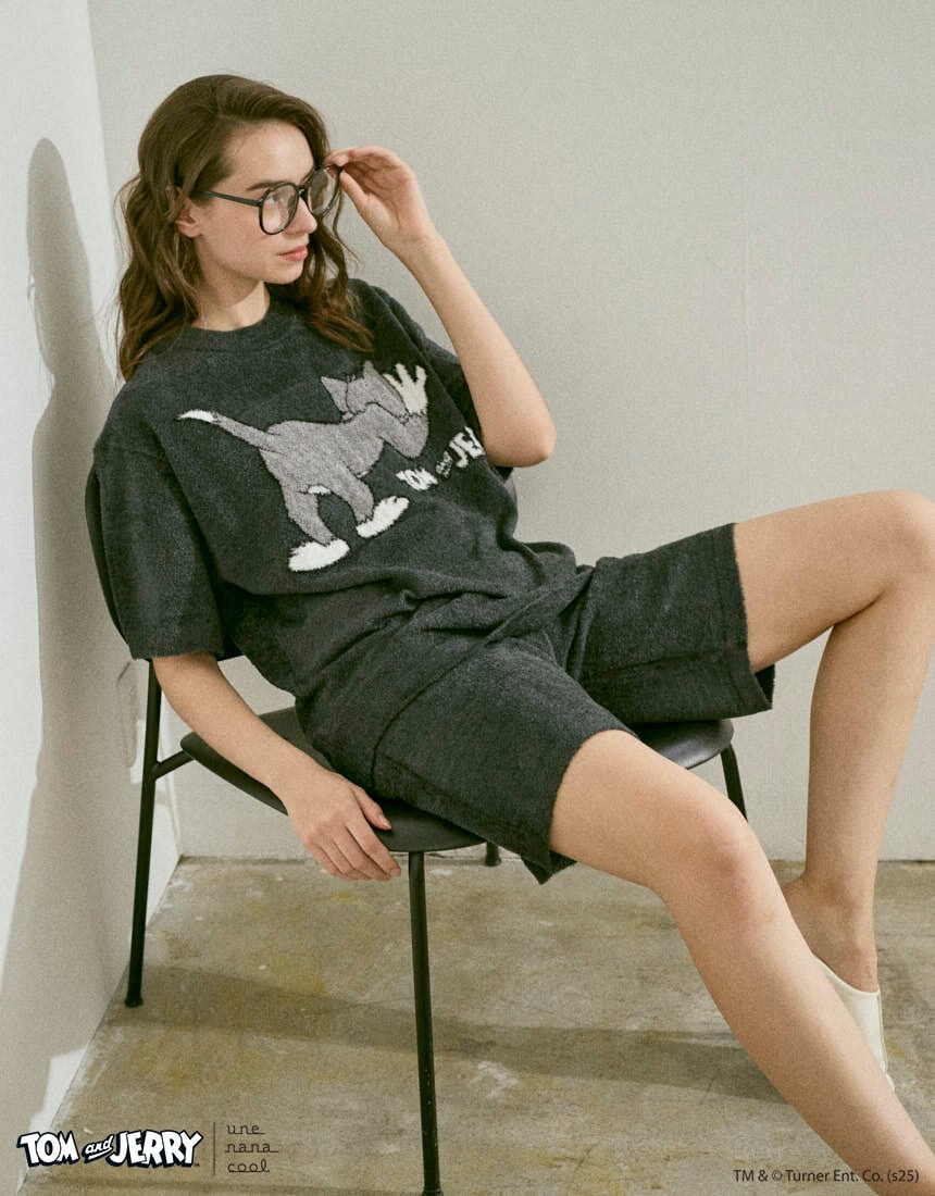【かりん】プルオーバー&ロングパンツセットune nana cool ウンナナクール トムとジェリー × une nana cool