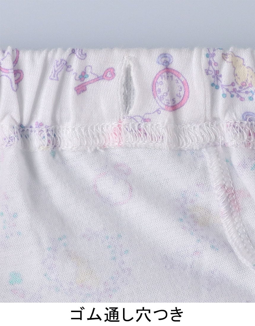 ワコール_キッズ やわらか綿100％天竺素材 女児パジャマ CTR100