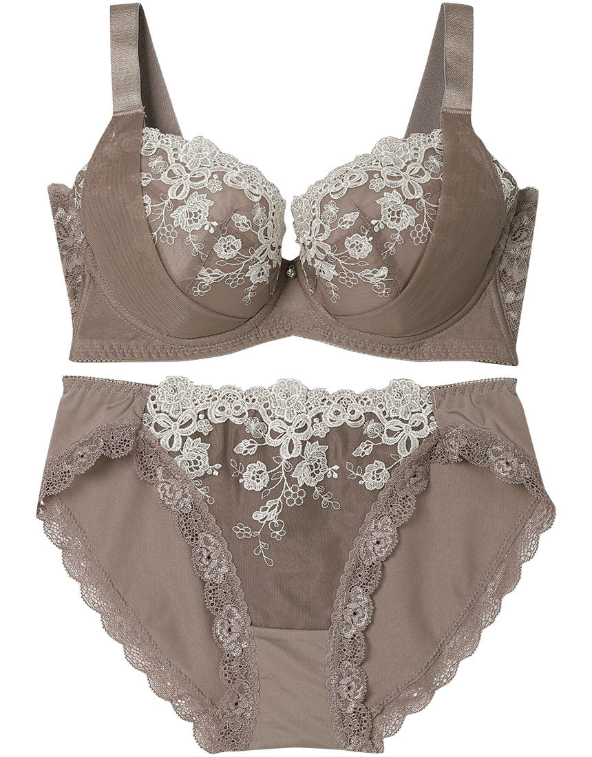 Lingè Noël ランジェノエル 美胸脇高 グラマーサイズ ブラ＆ショーツ