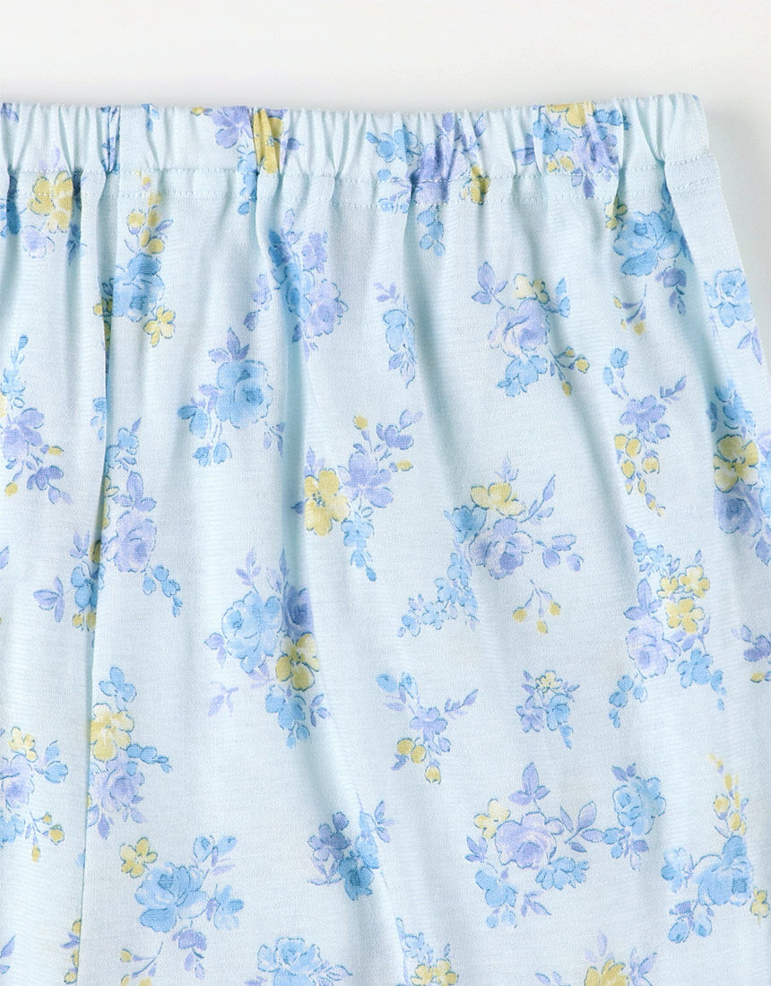 ワコール_リラックス＆スリープ 【綿100％】水彩画タッチの可憐な花