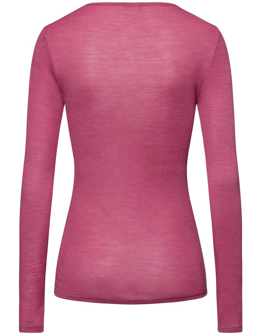 ハンロ 身生地ウール・シルク素材 トップス（長袖） UIH323｜ワコール