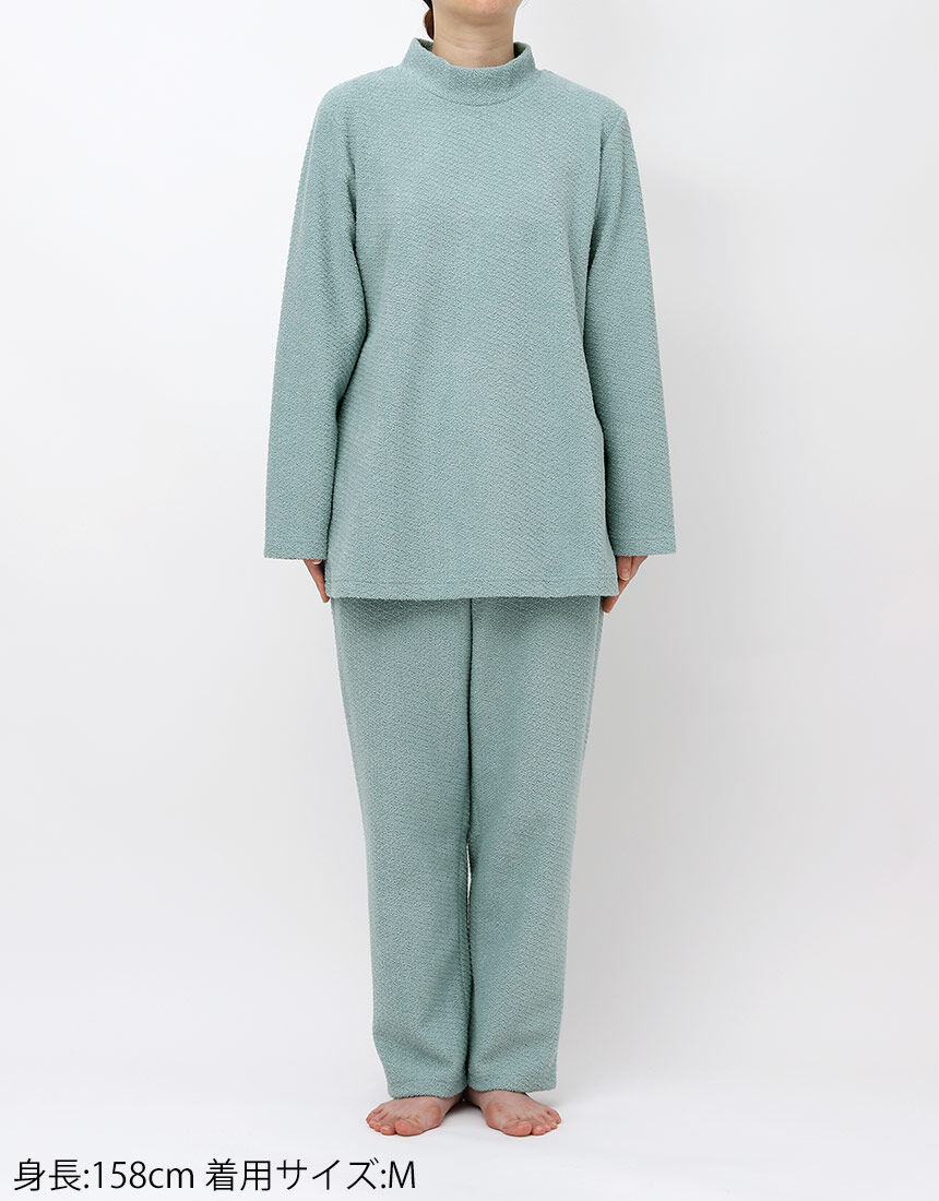 ワコール／ラブボディ 綿混パイルハイネックパジャマ OPF512｜ワコール