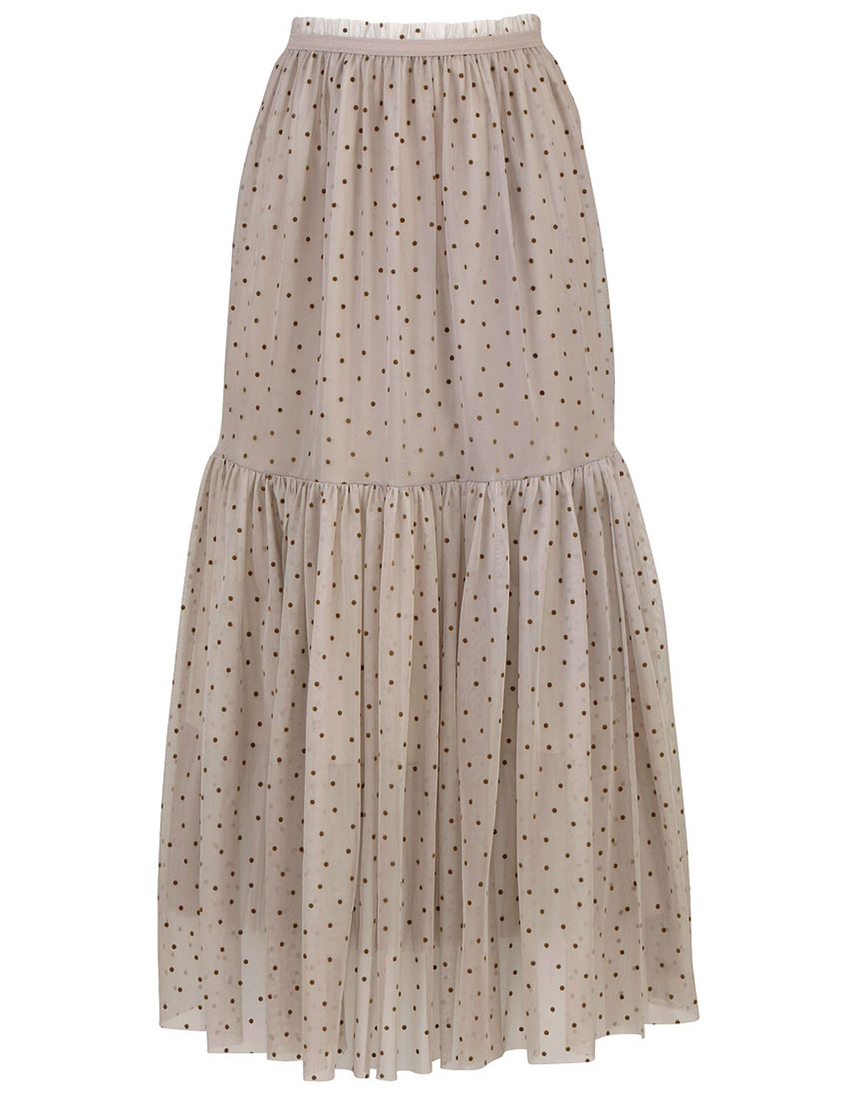 Yue チュール ロングスカート インナースカート付き スカート WJD658  