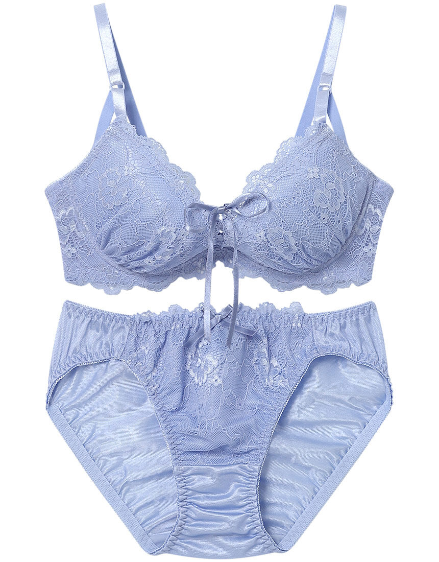 Lingè Noël ランジェノエル プティローズレースアップ ブラ＆ショーツ