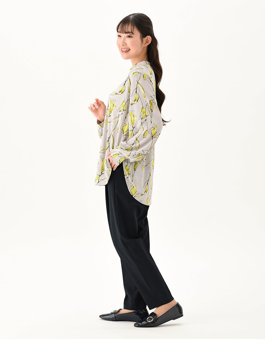 ワコール_カルソン きれいめパンツ テーパード 動きやすいストレッチ