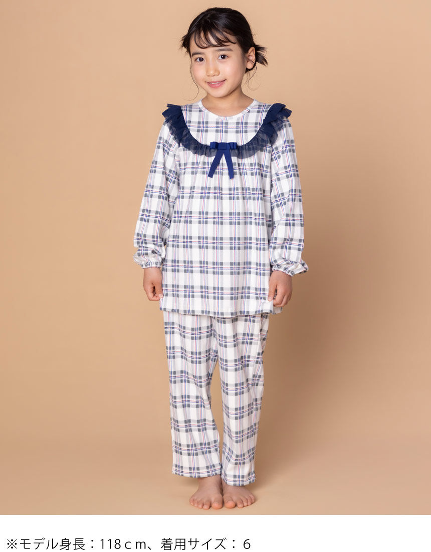 L【新品】2点ワコール女児パジャマ140cm〜155５ ワコール_キッズ 男女児兼用パジャマ CTR132｜ワコール直営の