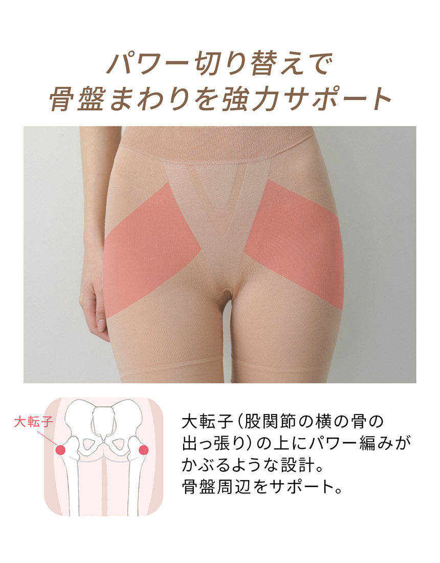 PEACH JOHN 【骨盤サポート・ヒップおなかシェイプ】ラクな着用感で