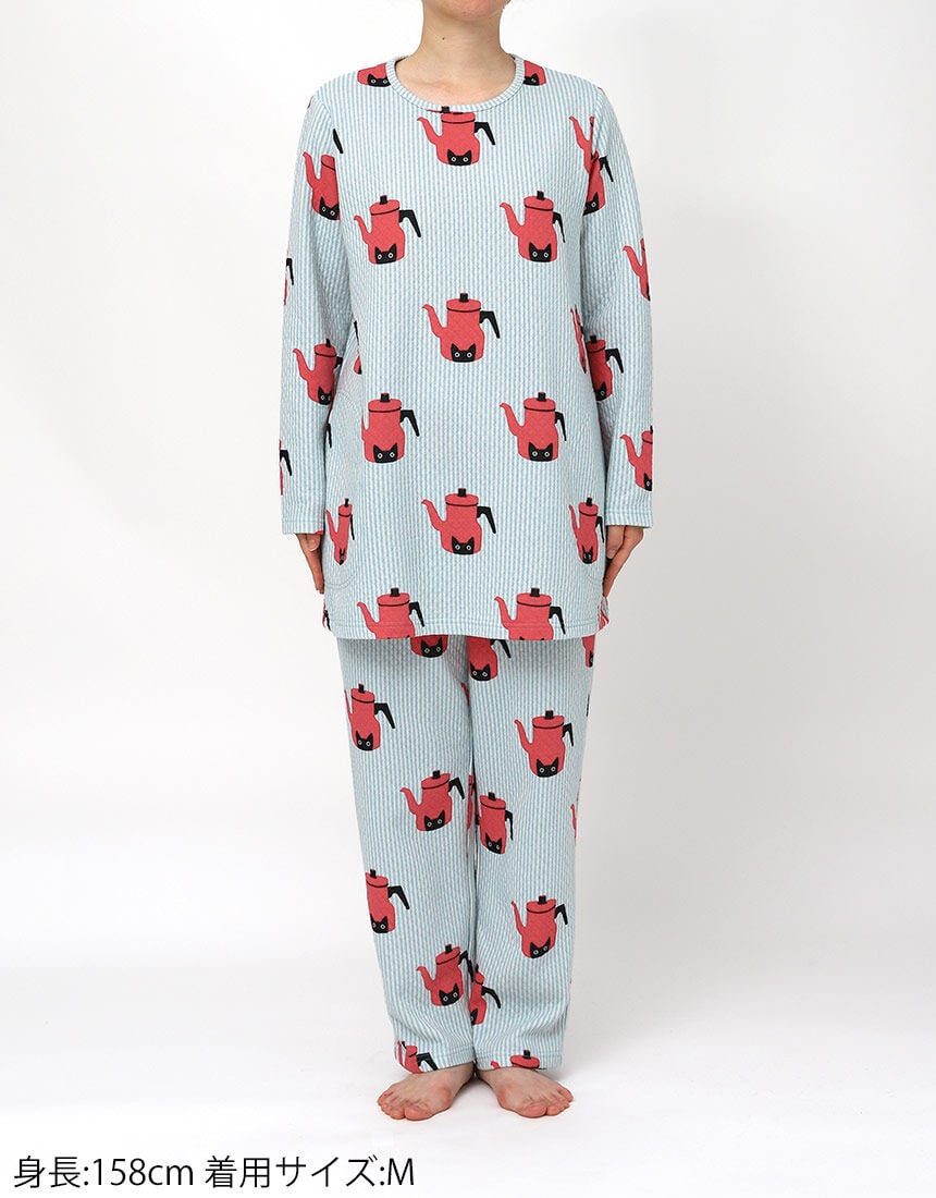 アツコマタノ 【綿混】とてもあたたかいキルトニット素材を使用