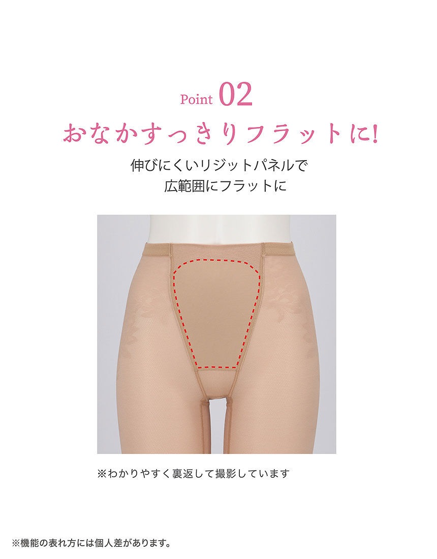 ワコール メッシュ生地で汗をかいてもスルッと履きやすい