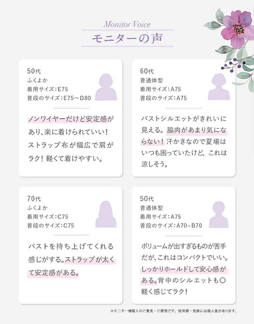 フルカップブラ（ノンワイヤーブラ）, , hi-res