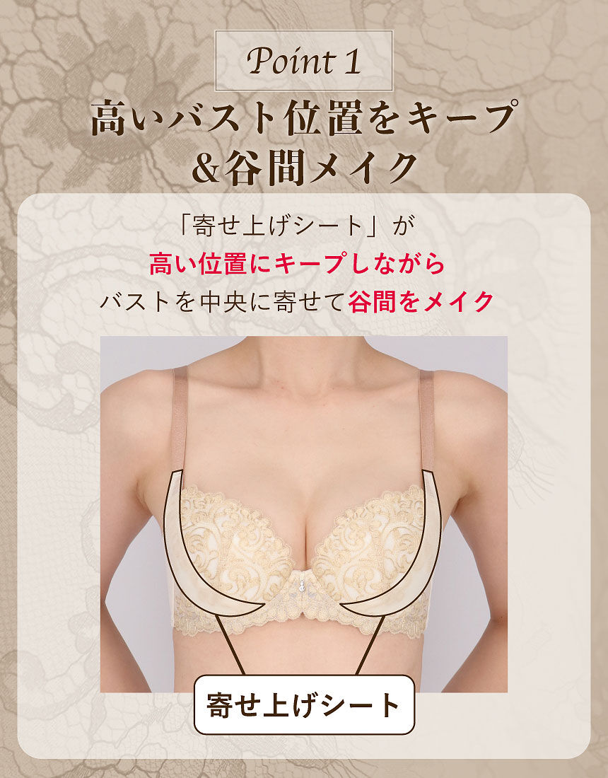 ウイング／レシアージュ 【脇高・谷間】着やせ＆寄せ上げでスタイル