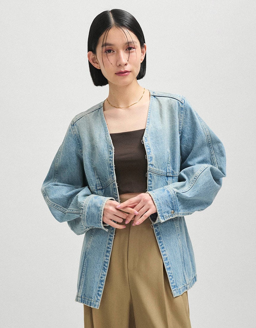 アウター　トップス（カップ付き）, , hi-res