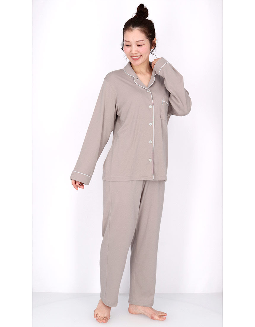 ワコール／睡眠科学 【綿100％】ここちよく眠れるパジャマ なめらか