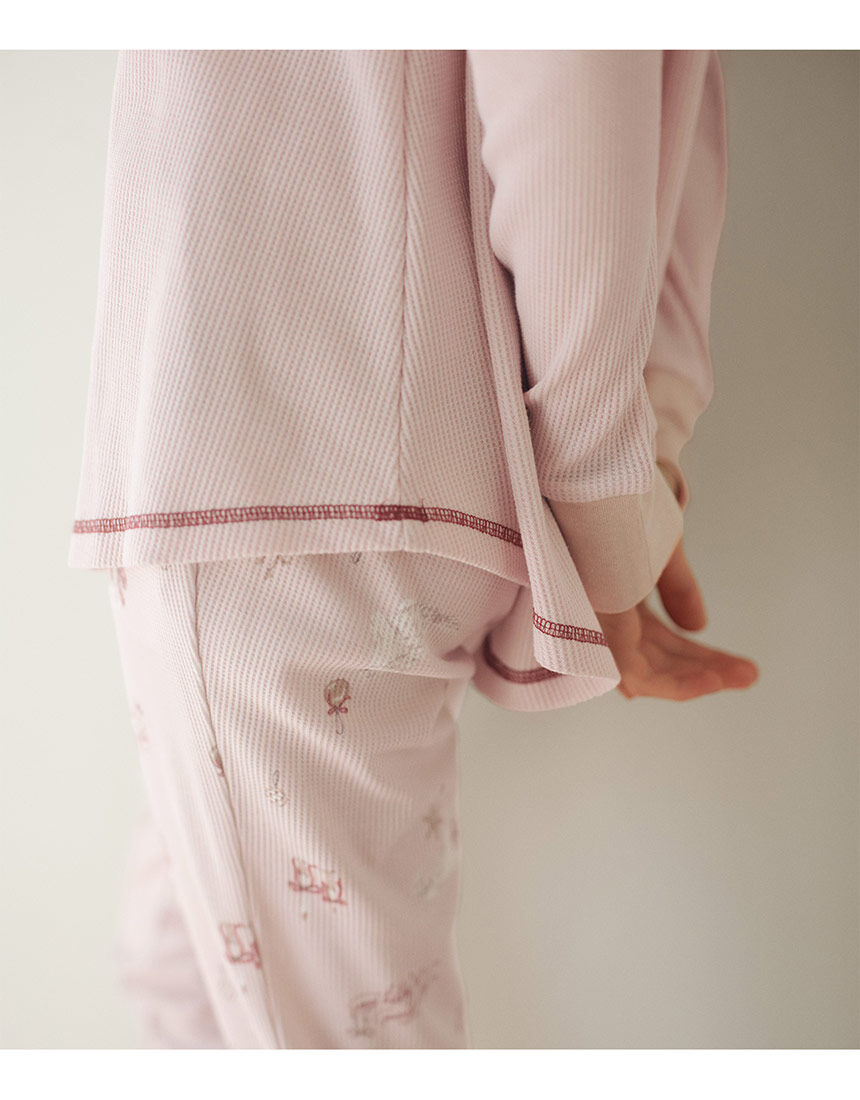 PEACH JOHN 腹巻き付きで温活にも。肌ざわり良くコスパ抜群のワッフル