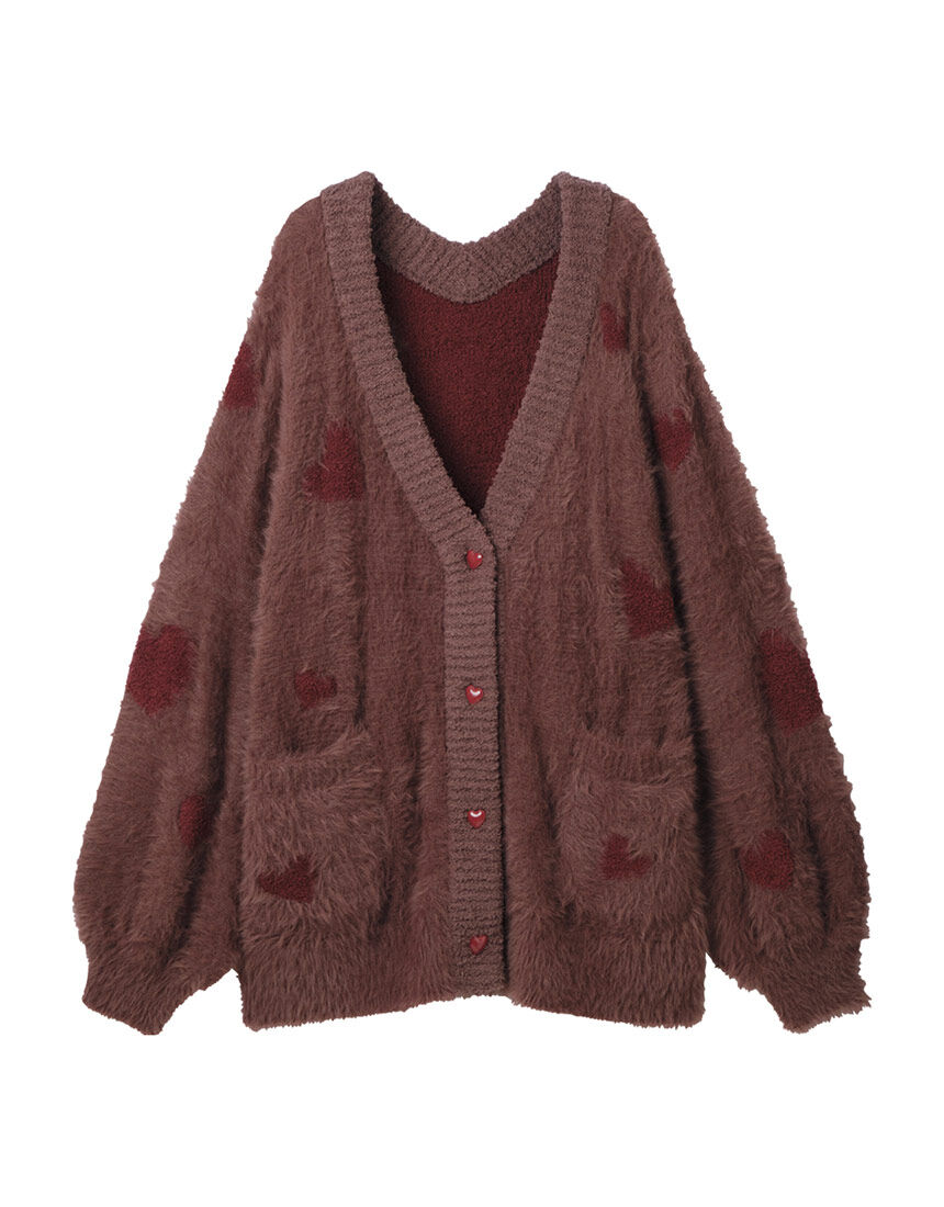 PEACH JOHN 【柔らかな肌ざわり】あたたかなふわもこカーディガン