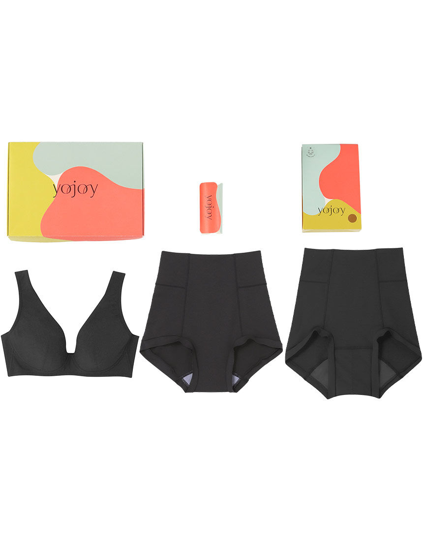YOJOY 【ギフトBOX入り】ブラ＆ショーツ＆サニタリーショーツ