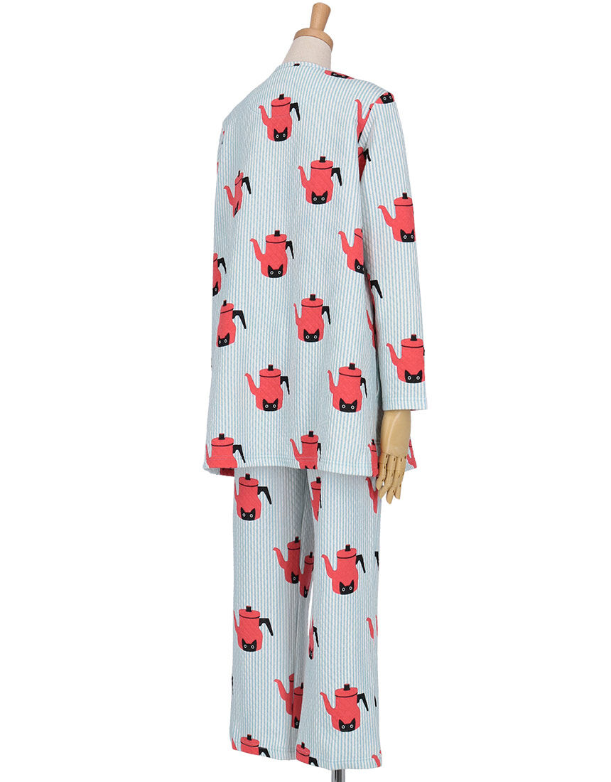 新品　ワコールWacoal マタノアツコ　あったか素材　キルトニット　パジャマ アツコマタノ 【綿混】とてもあたたかいキルトニット素材を使用