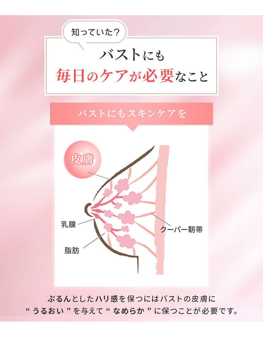 PEACH JOHN 【ハリ・ツヤ・保湿、バスト用クリーム】ボムバスト
