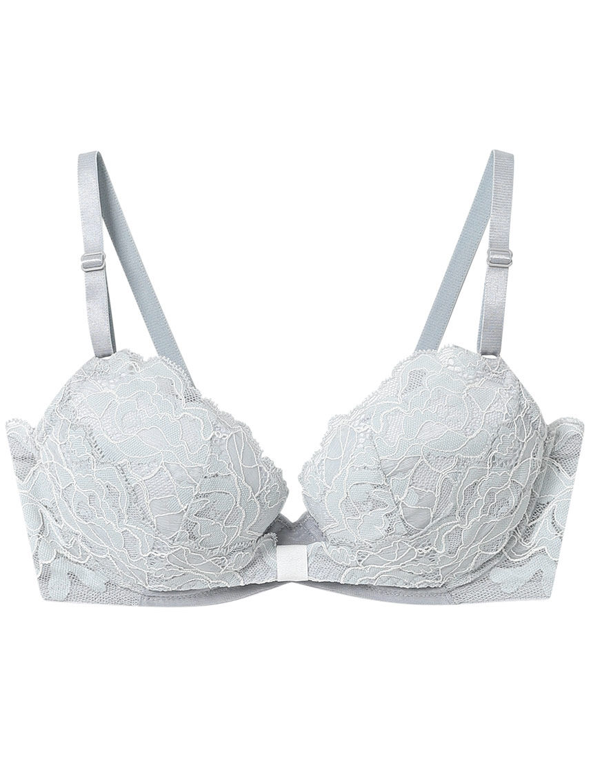 ウンナナクール リボンブラレース 胸もとフィットながもち〜動いても