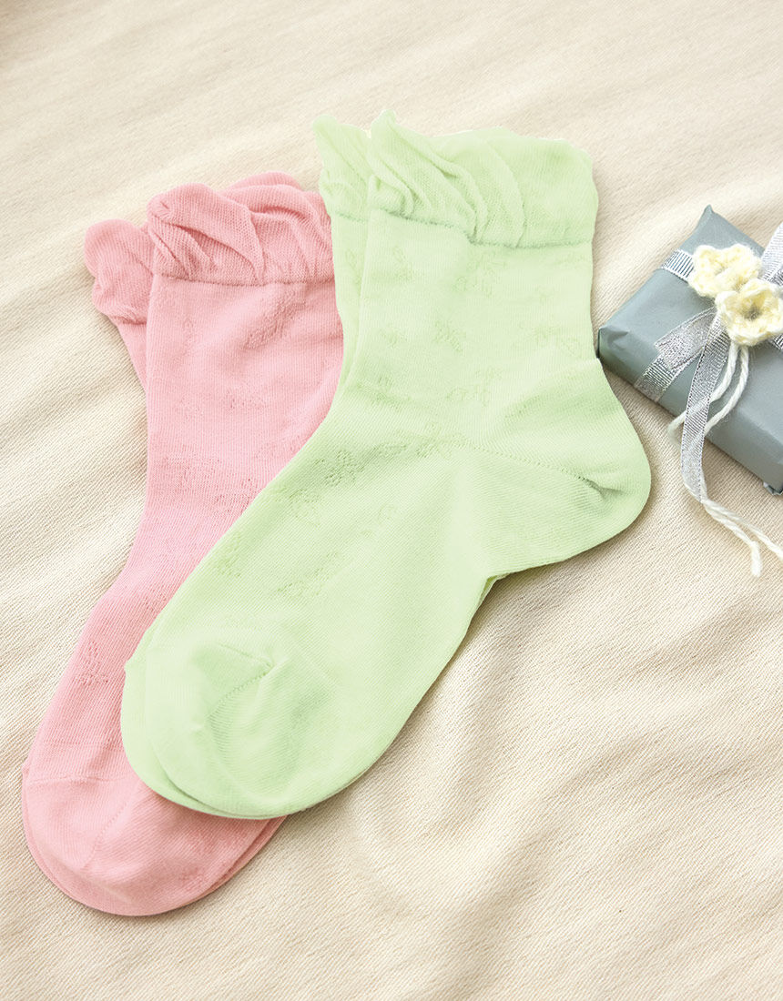 ワコール／らくラクパートナー 足口ゆったり・名前記入スペース付き