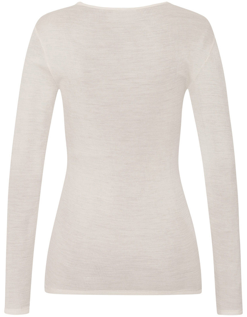 薄くてあったかい♡ ハンロHANRO ウールシルクインナートップス七分袖　XS トップス（7分袖）（UIH424） | HANRO (Women)/ハンロ | 三越