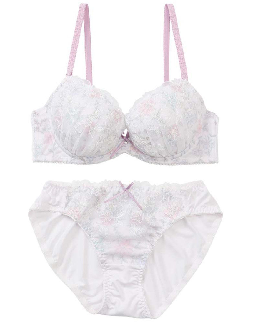 Lingè Noël ランジェノエル ペールフローラル ブラ＆ショーツセット
