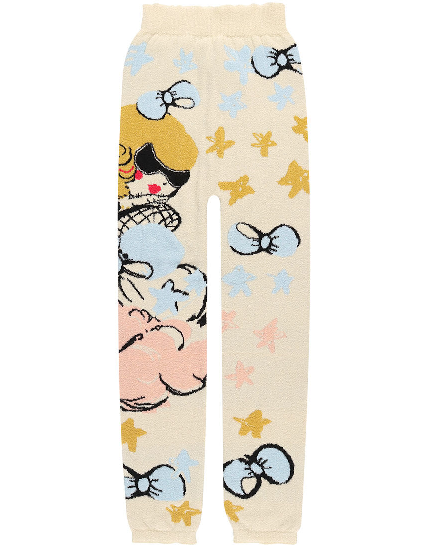 ツモリチサトスリープ 肌あたりがソフトで、伸びのあるニット ボトムス