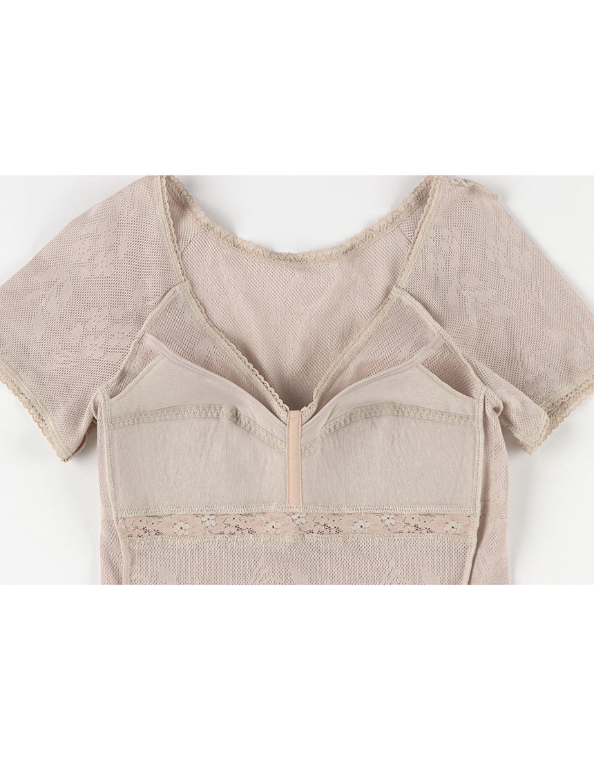 レディスインナー　トップ（３分袖）, , hi-res