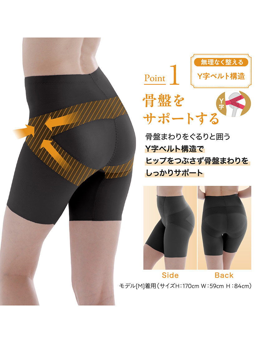 ルシアン 骨盤パンツ ガードル（ロング丈） GLC026｜ワコール