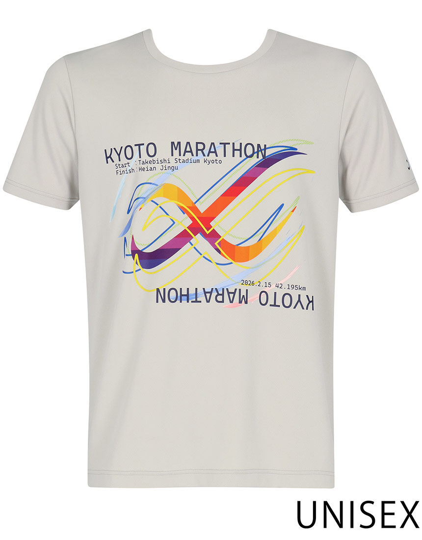CW-X 京都マラソン2026限定デザインTシャツ|ユニセックス CW-X 京都マラソン2026限定デザインTシャツ|ユニセックス