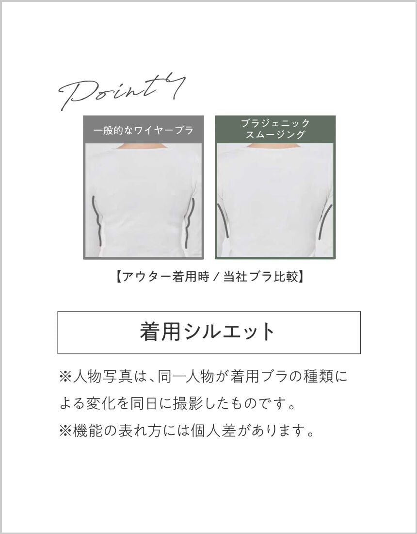 ３／４カップブラ（ノンワイヤーブラ）, , hi-res