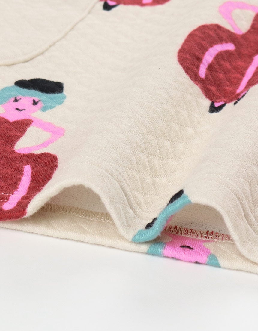 ワコール マタノアツコ パジャマ ルームウェア あったか 黒猫 キルト