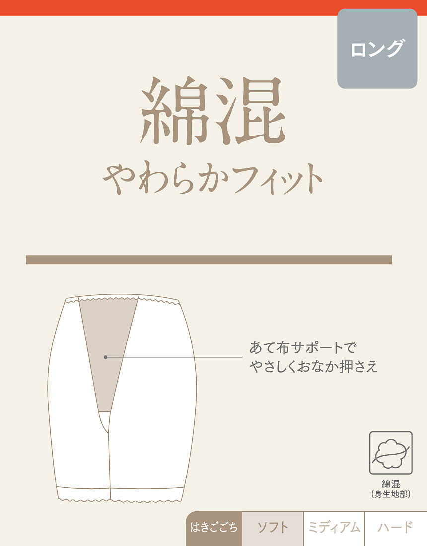 ガードル（ロング丈）, , hi-res