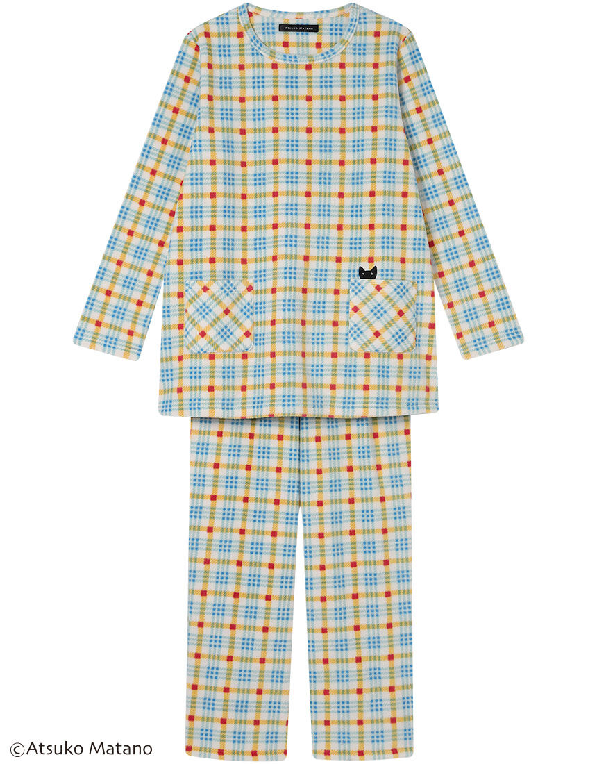 アツコマタノ とてもあたたかなマイクロフリース素材を使用 パジャマ