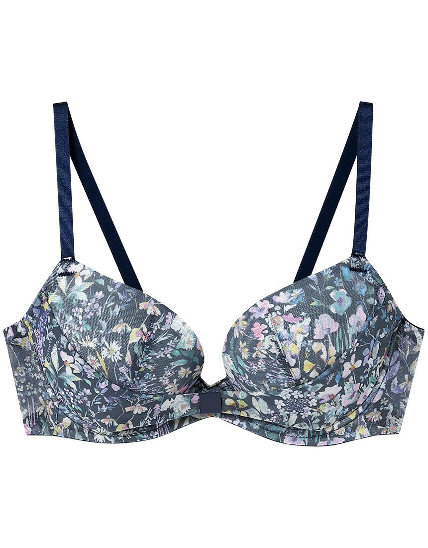 ウンナナクール ＭＡＤＥ ＷＩＴＨ ＬＩＢＥＲＴＹ ＦＡＢＲＩＣ リボンブラ ３／４カップブラ BUN223｜ワコール直営の公式下着通販サイト ワコール ウェブストア