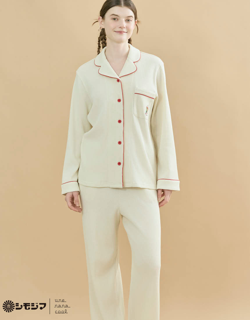 ウンナナクール MADE WITH シモジマ 【綿100％】開襟