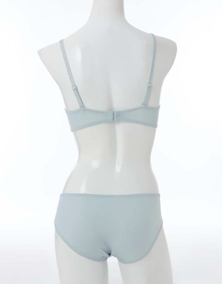 LA PERLA シルクブラジャーショーツセット サイズ2 レッド フラスタリオ刺繍 シルクブラジリアンショーツ｜La Perla