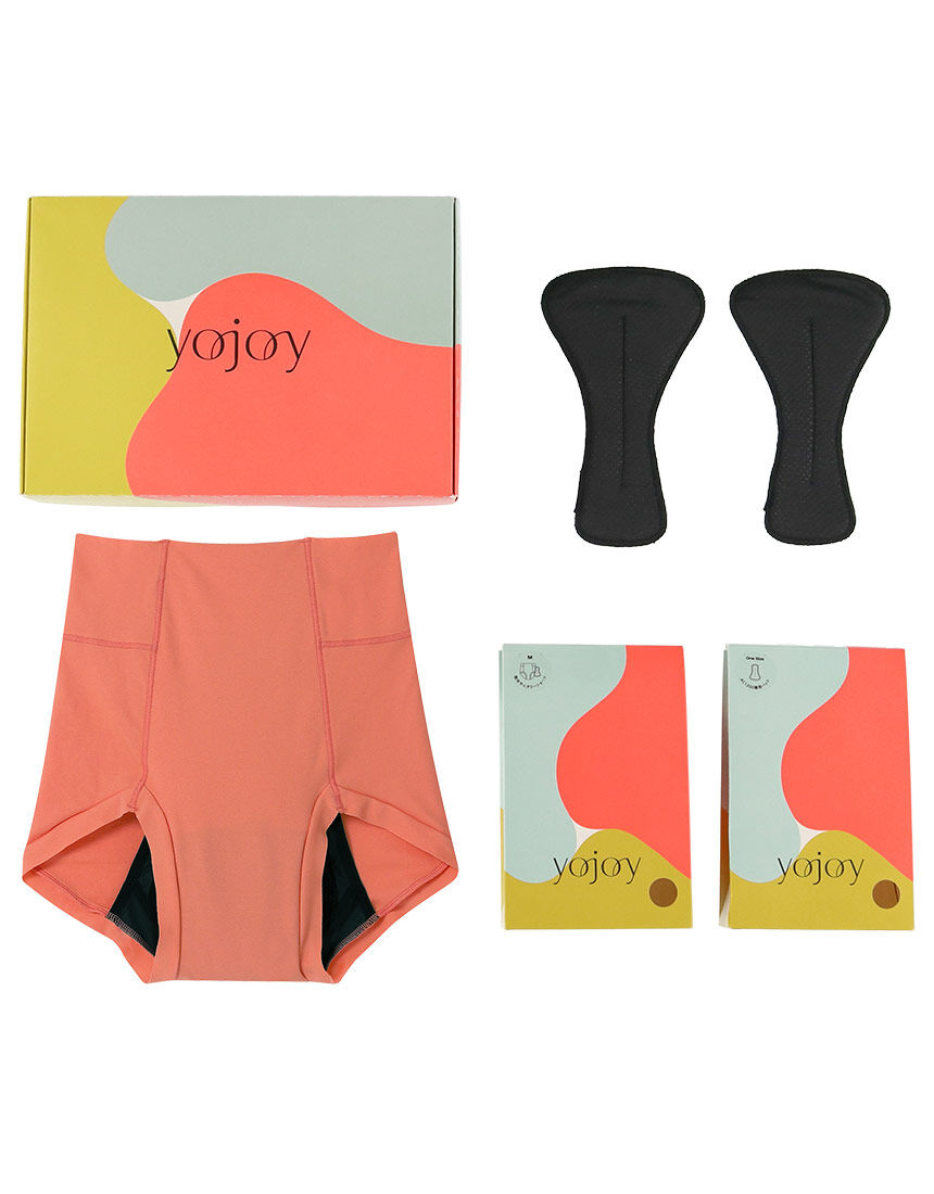 YOJOY 【ギフトBOX入り】吸水サニタリーショーツ＆吸水パッド