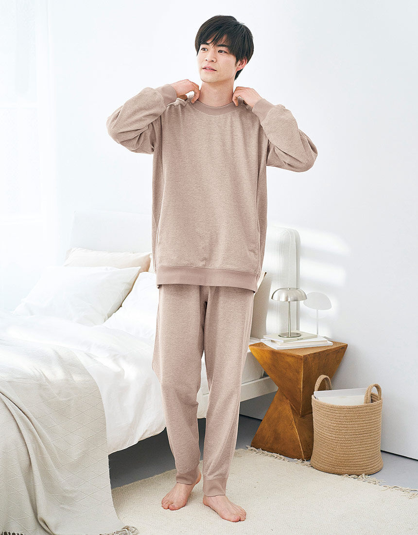 ワコール／睡眠科学 寝返りしやすい 立体設計 メンズパジャマ YGX599｜ワコール直営の公式下着通販サイト ワコールウェブストア