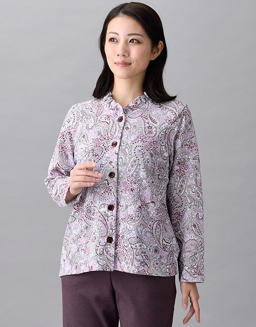 ブラミンク シルク×リネン 総柄 長袖シャツ ジャケット 7922-230-0093 マルチカラー 1【中古】 楽天市場】ブラミンク BLAMINK シルク×リネン 総柄 長袖シャツ