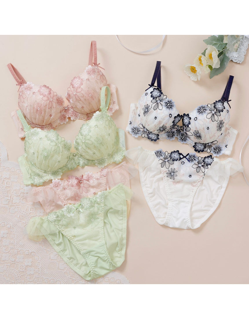 Lingè Noël ランジェノエル エーデル ブラ＆ショーツセット BZL339