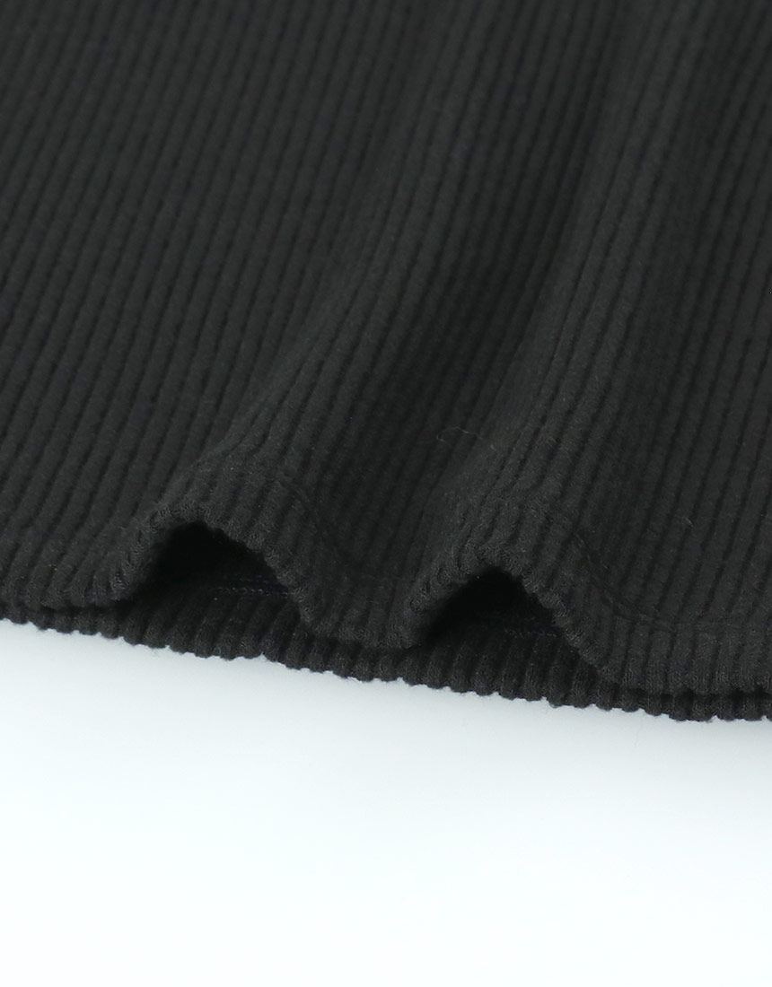 ワコール☆カップインオフショルダー ブラック ニット 長袖 OUR WACOAL カップインストラップオフショルダー