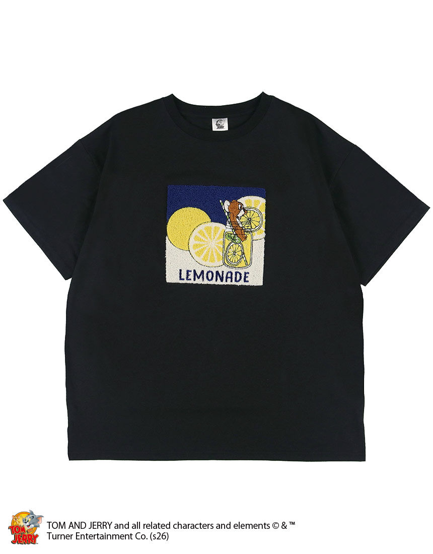 Lingè Noël ランジェノエル トムとジェリー サガラ刺繍Tシャツ T