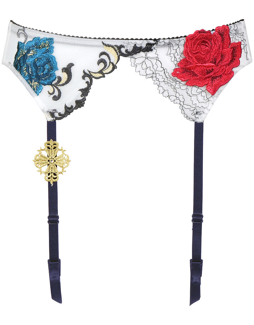 ワコール サルート ガーターベルト 赤